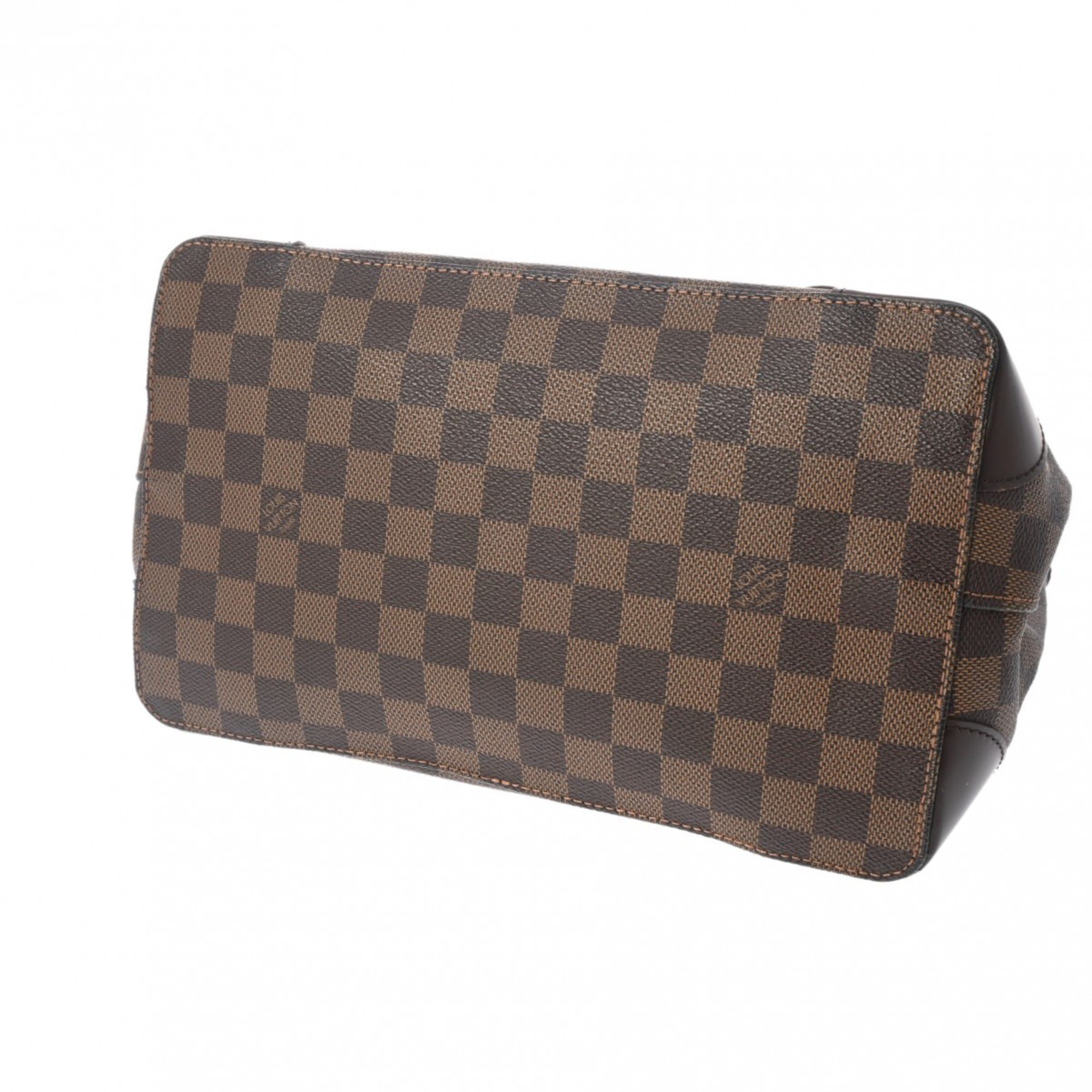 LOUIS VUITTON Damier Hampstead PM Brown N51205 Women's Canvas Handbag