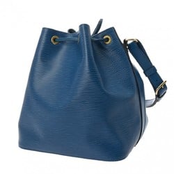 LOUIS VUITTON Louis Vuitton Epi Petit Noe Blue M44105 Unisex Leather Shoulder Bag