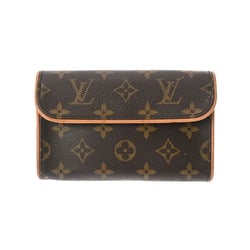 LOUIS VUITTON Louis Vuitton Monogram Pochette Florentine Brown M51855 Women's Canvas Waist Bag