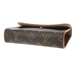 LOUIS VUITTON Louis Vuitton Monogram Pochette Florentine Brown M51855 Women's Canvas Waist Bag