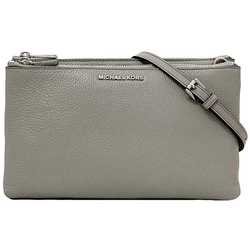 Michael Kors Shoulder Bag ec-21051 Gray 32S7SAFC3L Leather MICHAEL KORS Wallet Women's Compact