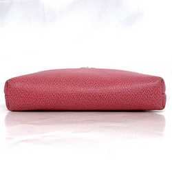 Chanel pouch ec-21113 pink coco button mark leather 14376991 CHANEL coin purse case ladies small item compact