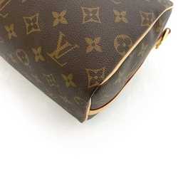 Louis Vuitton 2way Bag Speedy 25 Bandouliere f-21189 Brown Beige Monogram M46977 Canvas Tanned Leather IC Tag Reactive LOUIS VUITTON Boston Shoulder