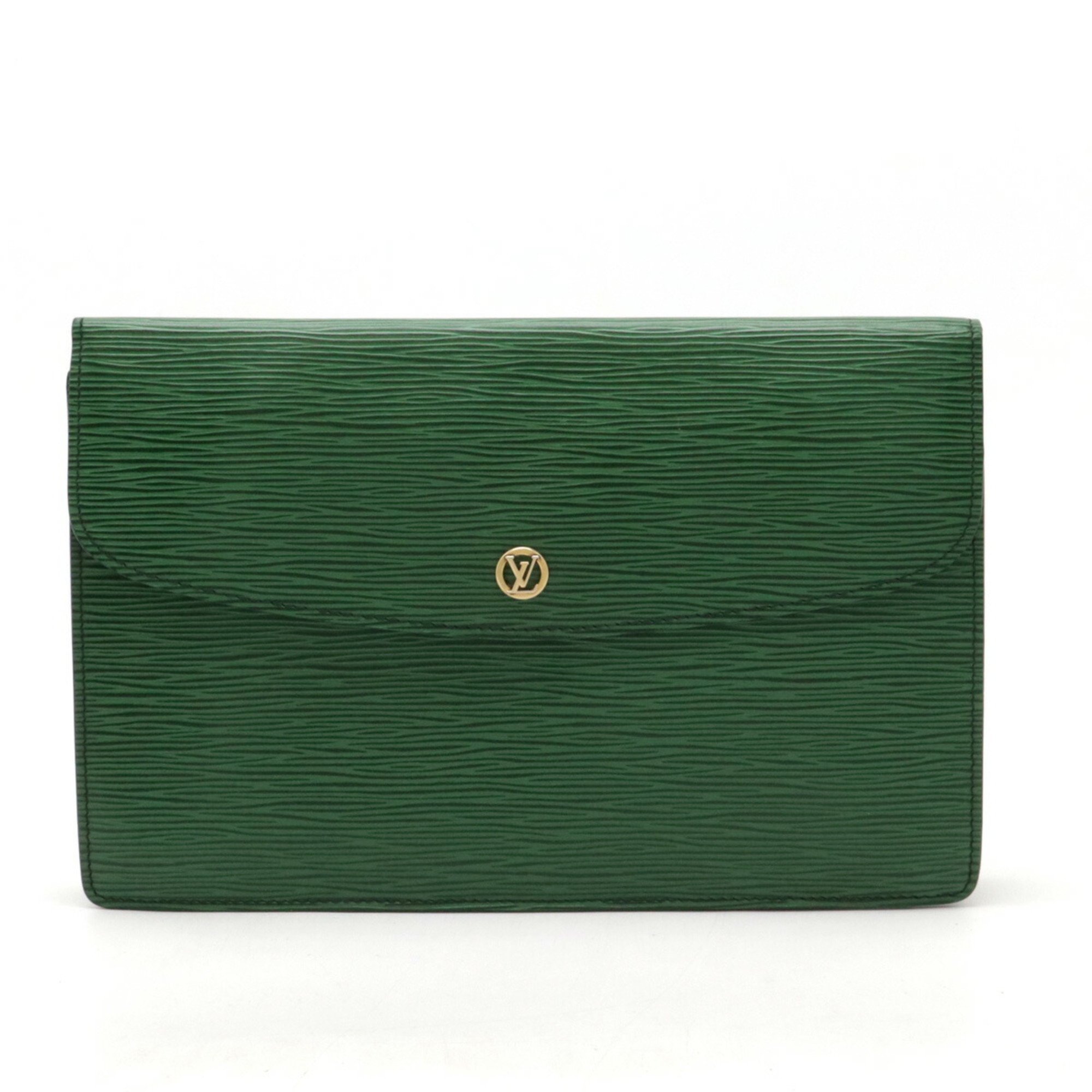 LOUIS VUITTON Epi Montaigne 27 Second Bag Clutch Borneo Green M52654