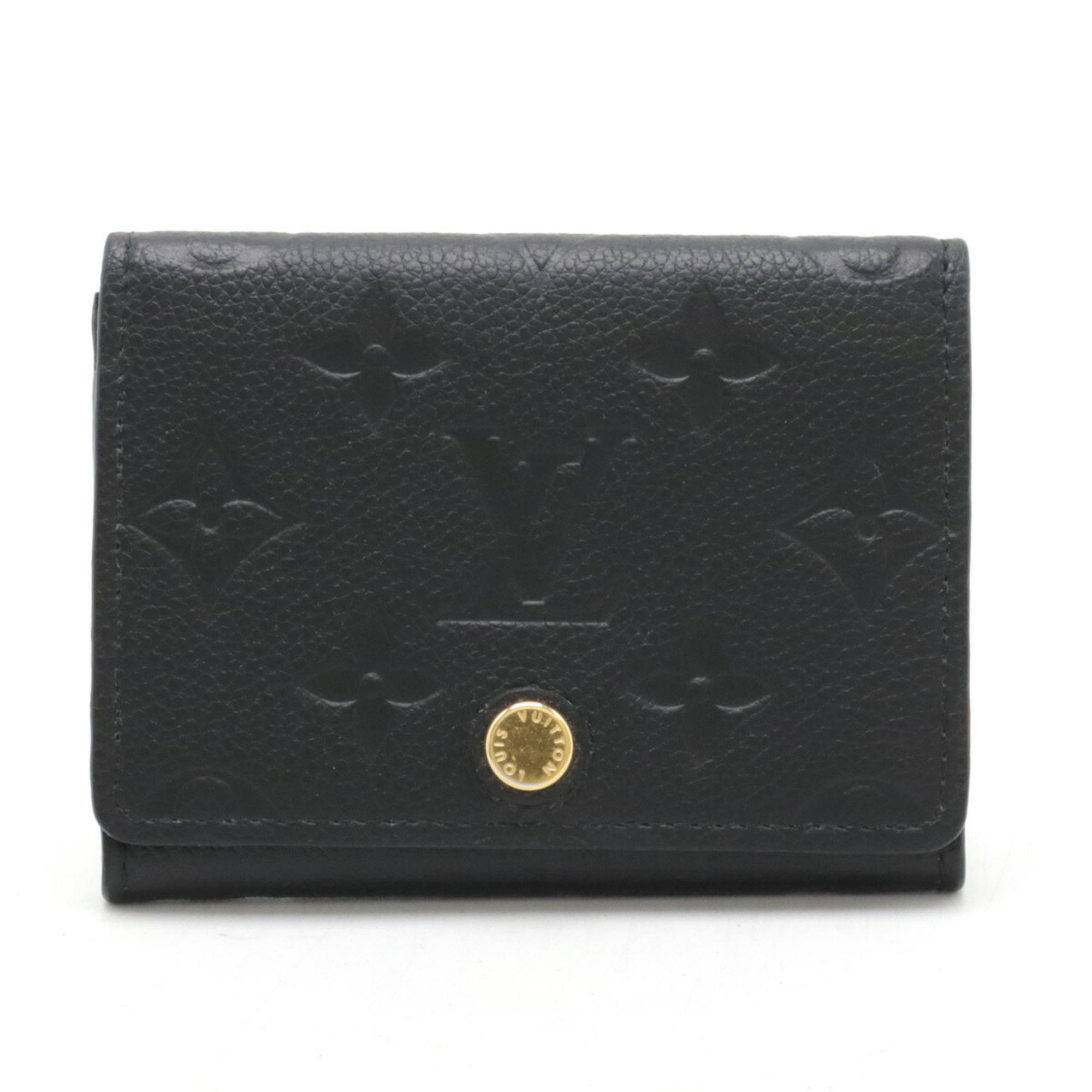 LOUIS VUITTON Louis Vuitton Monogram Empreinte Envelope Carte de Visite Card Case Business with Initials M58456