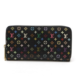 LOUIS VUITTON Louis Vuitton Monogram Multicolor Zippy Wallet Round Long Noir Black Violet M60275