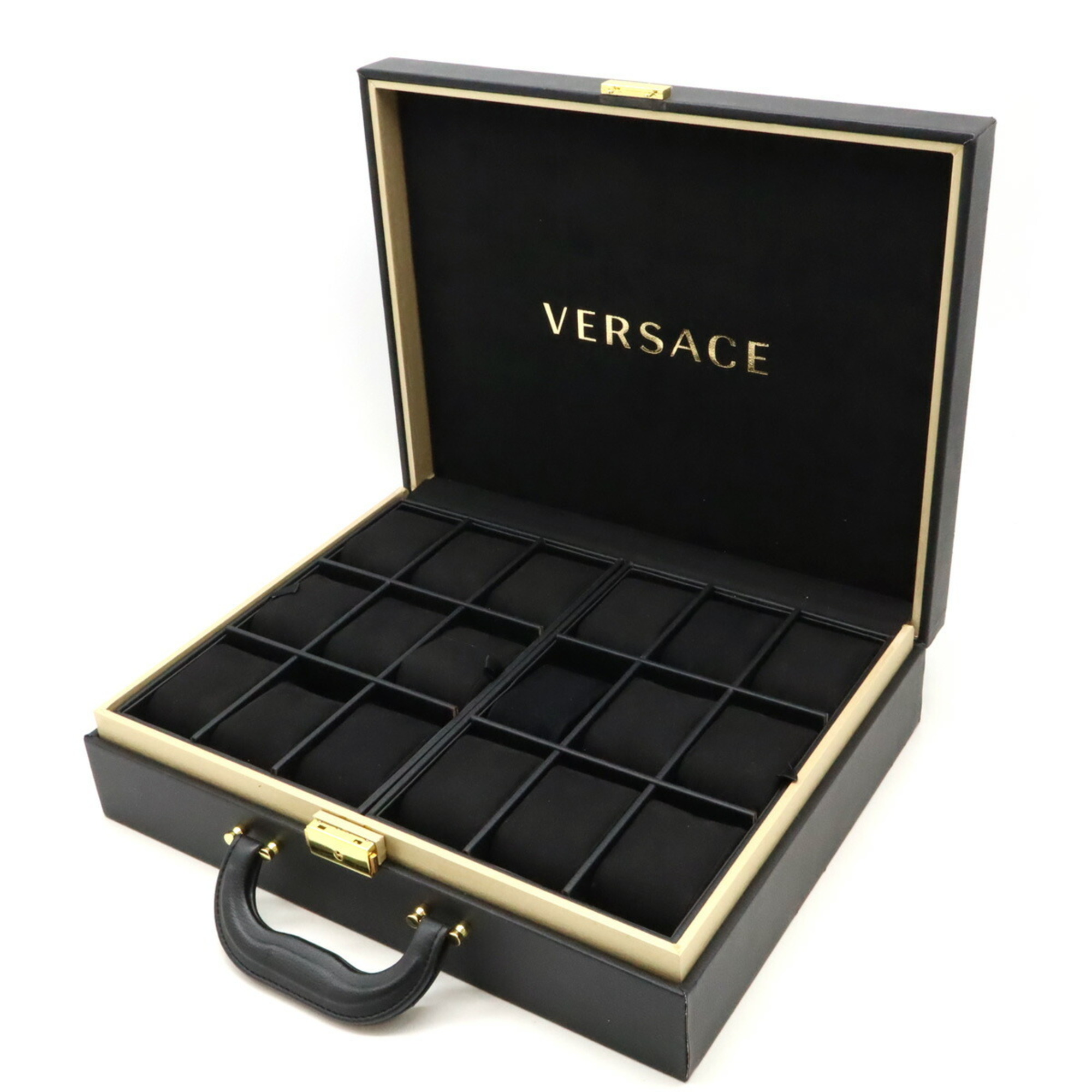 VERSACE Medusa Collection Box Watch Case Attache 25 Storage Pop-up Limited Edition M20039