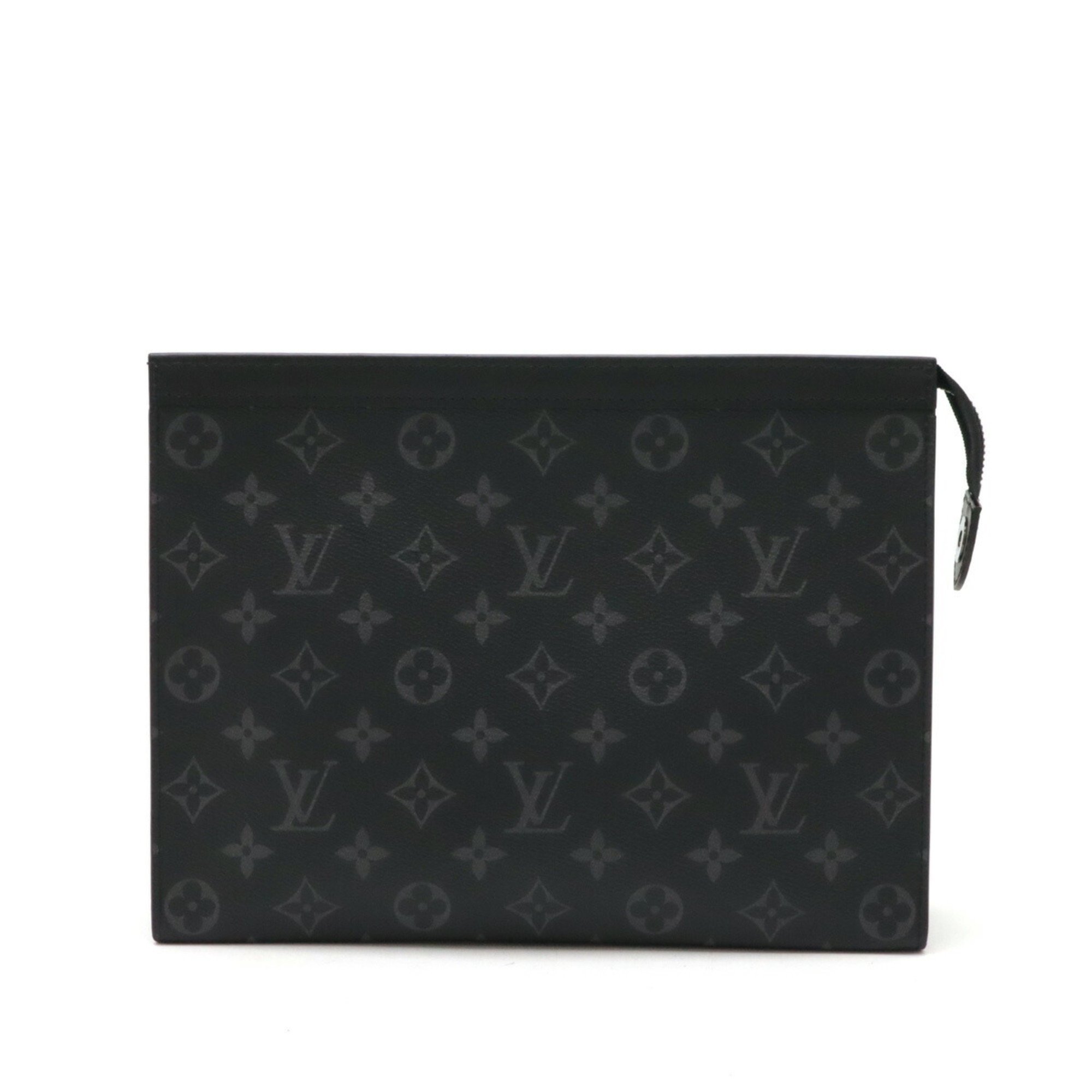 LOUIS VUITTON Louis Vuitton Monogram Eclipse Pochette Voyage MM Second Bag Clutch M61692