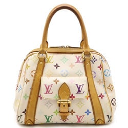 LOUIS VUITTON Louis Vuitton Monogram Multicolor Priscilla Handbag Bag Blanc White M40096