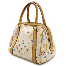 LOUIS VUITTON Louis Vuitton Monogram Multicolor Priscilla Handbag Bag Blanc White M40096