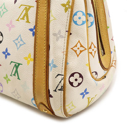 LOUIS VUITTON Louis Vuitton Monogram Multicolor Priscilla Handbag Bag Blanc White M40096