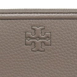 Tory Burch Stitch Round Long Wallet Greige