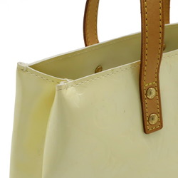 LOUIS VUITTON Louis Vuitton Monogram Vernis Reed PM Handbag Tote Bag Pearl Cream Yellow M91336