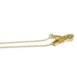 Tiffany double loop necklace, 18k gold, women's, TIFFANY&Co.