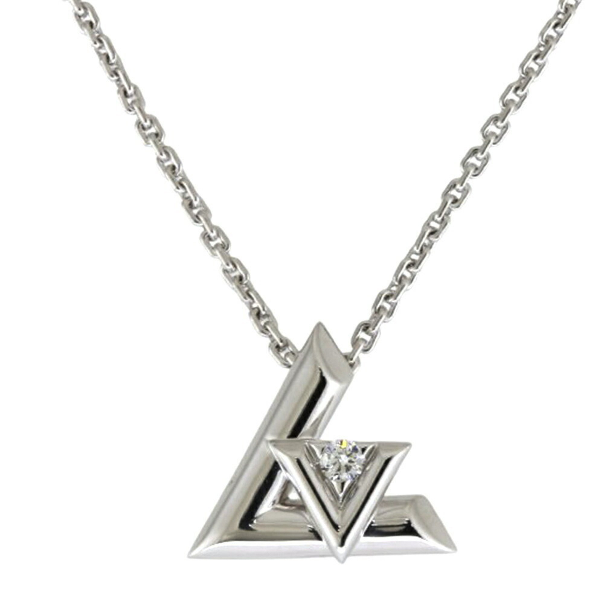 Louis Vuitton Pendant LV Volt One Necklace 18K Diamond Women's LOUIS VUITTON