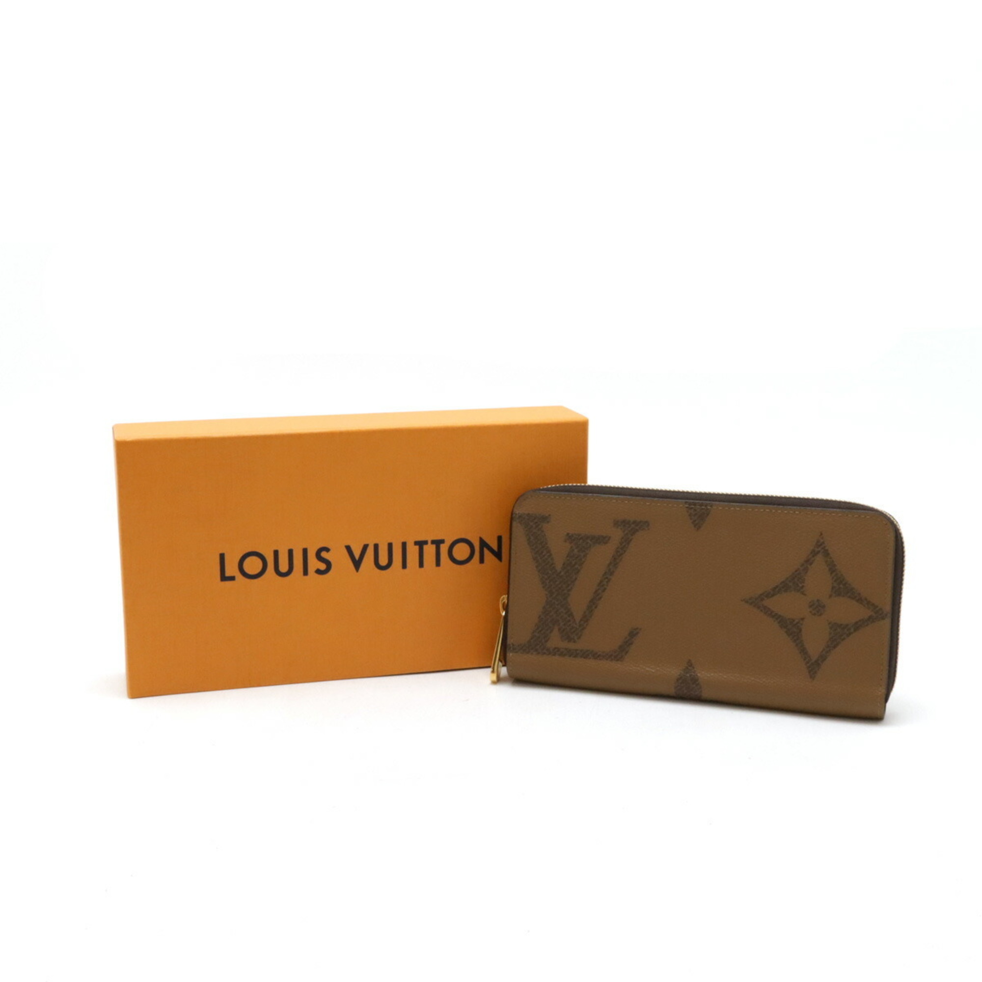 LOUIS VUITTON Louis Vuitton Monogram Giant Reverse Zippy Wallet Round Long M69353