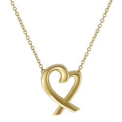 Tiffany Loving Heart Necklace 18K Gold Women's TIFFANY&Co.