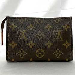 Louis Vuitton Pouch Pochette Toilette 15 ec-21079 Brown Monogram M47546 Canvas Tanned Leather OU0017 LOUIS VUITTON Compact