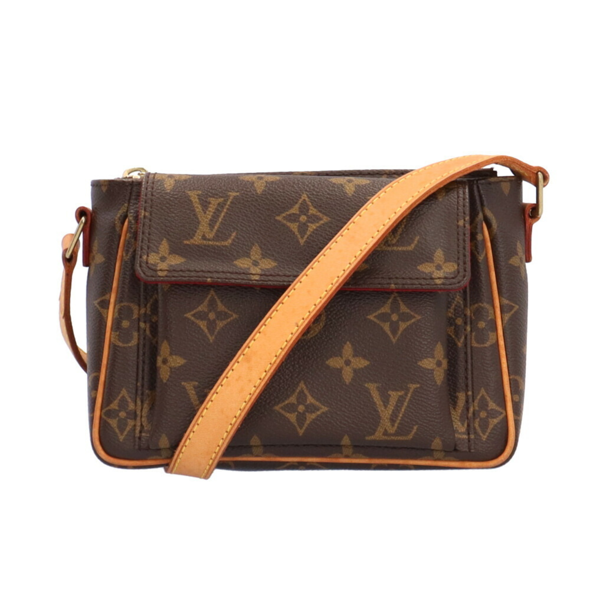 Louis Vuitton Vivacite PM Monogram Shoulder Bag Canvas M51165 Brown Women's LOUIS VUITTON