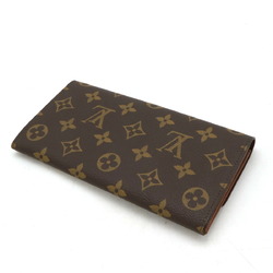 LOUIS VUITTON Louis Vuitton Monogram Pochette Porto Monnaie Credit Bi-fold long wallet M61725