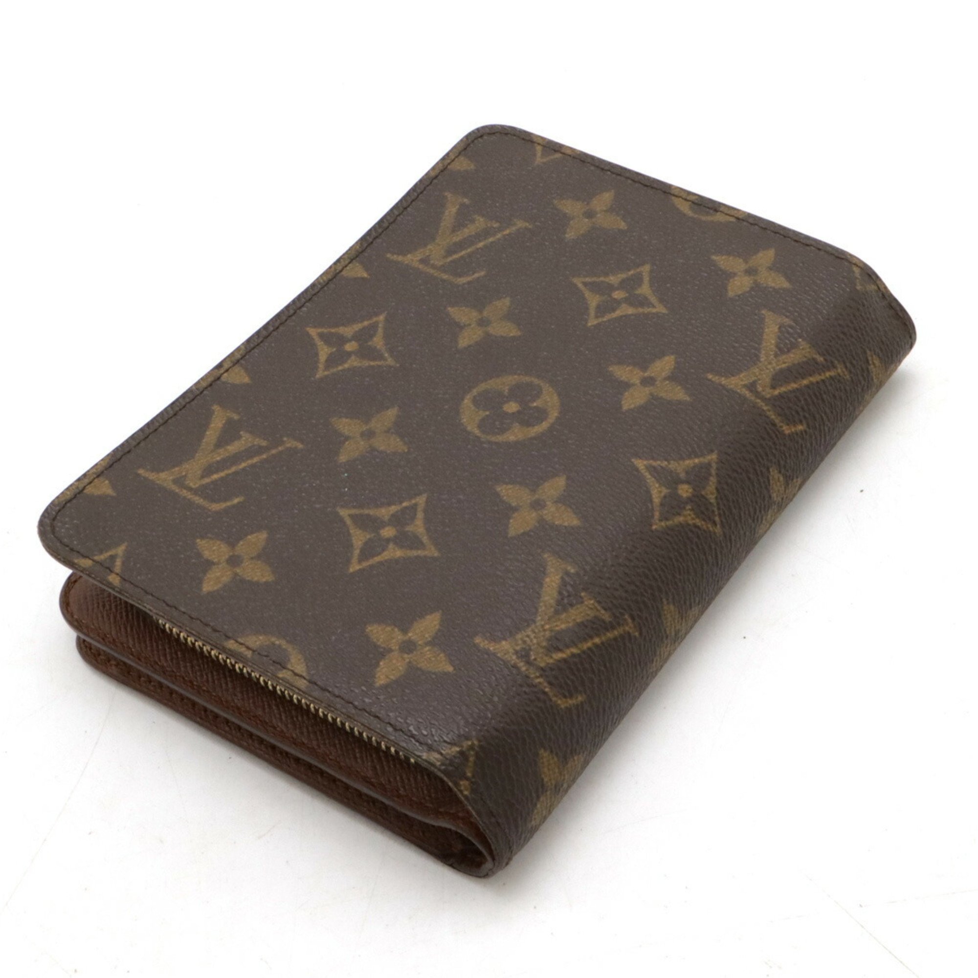 LOUIS VUITTON Louis Vuitton Monogram Porte Papier Zip Bi-fold Wallet Out of stock M61207