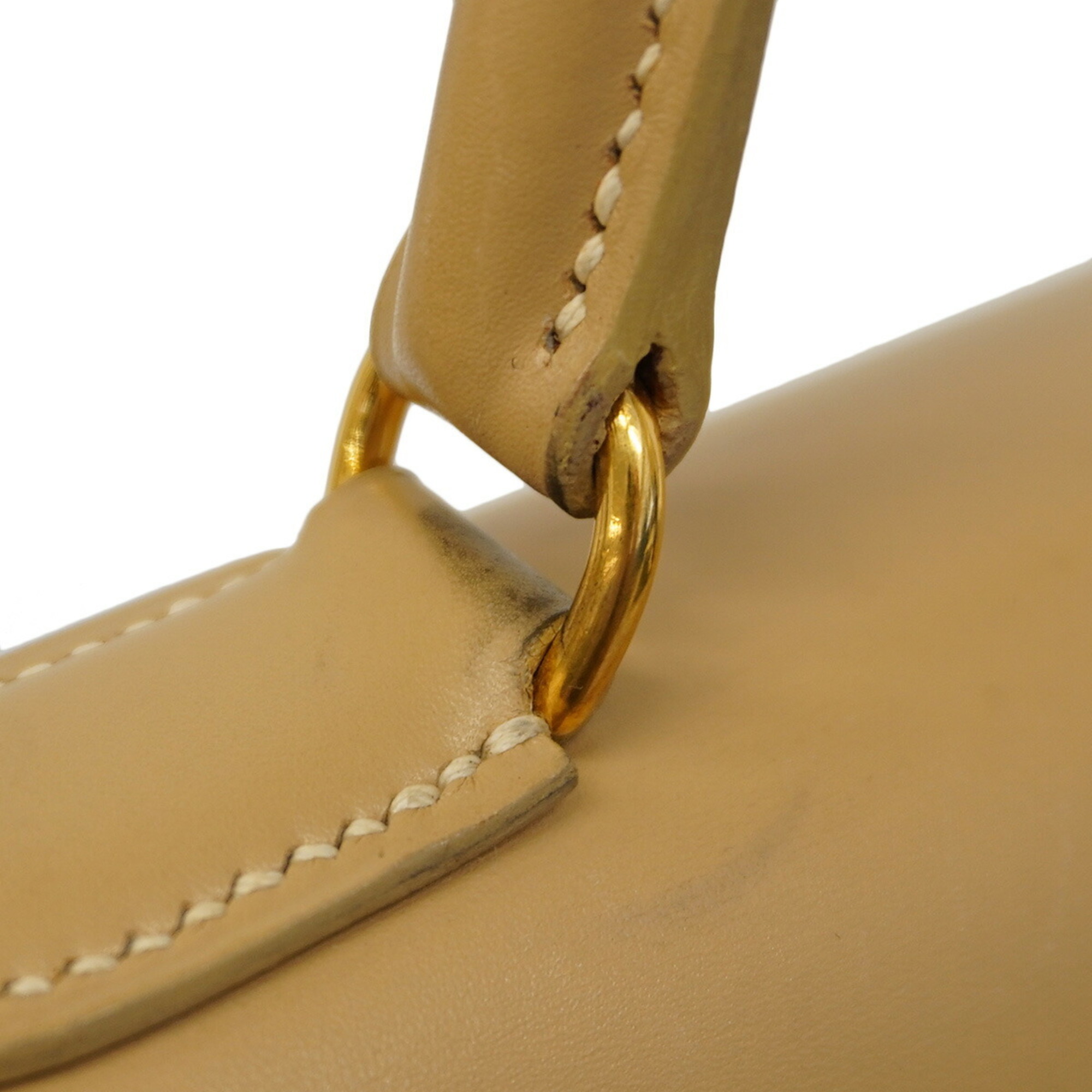 Hermes handbag Kelly 32 〇Z engraved box calf beige ladies