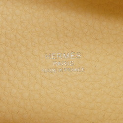 Hermes Handbag Picotin Lock PM Y Stamp Swift Taurillon Clemence Nata Jaune Poussin Women's