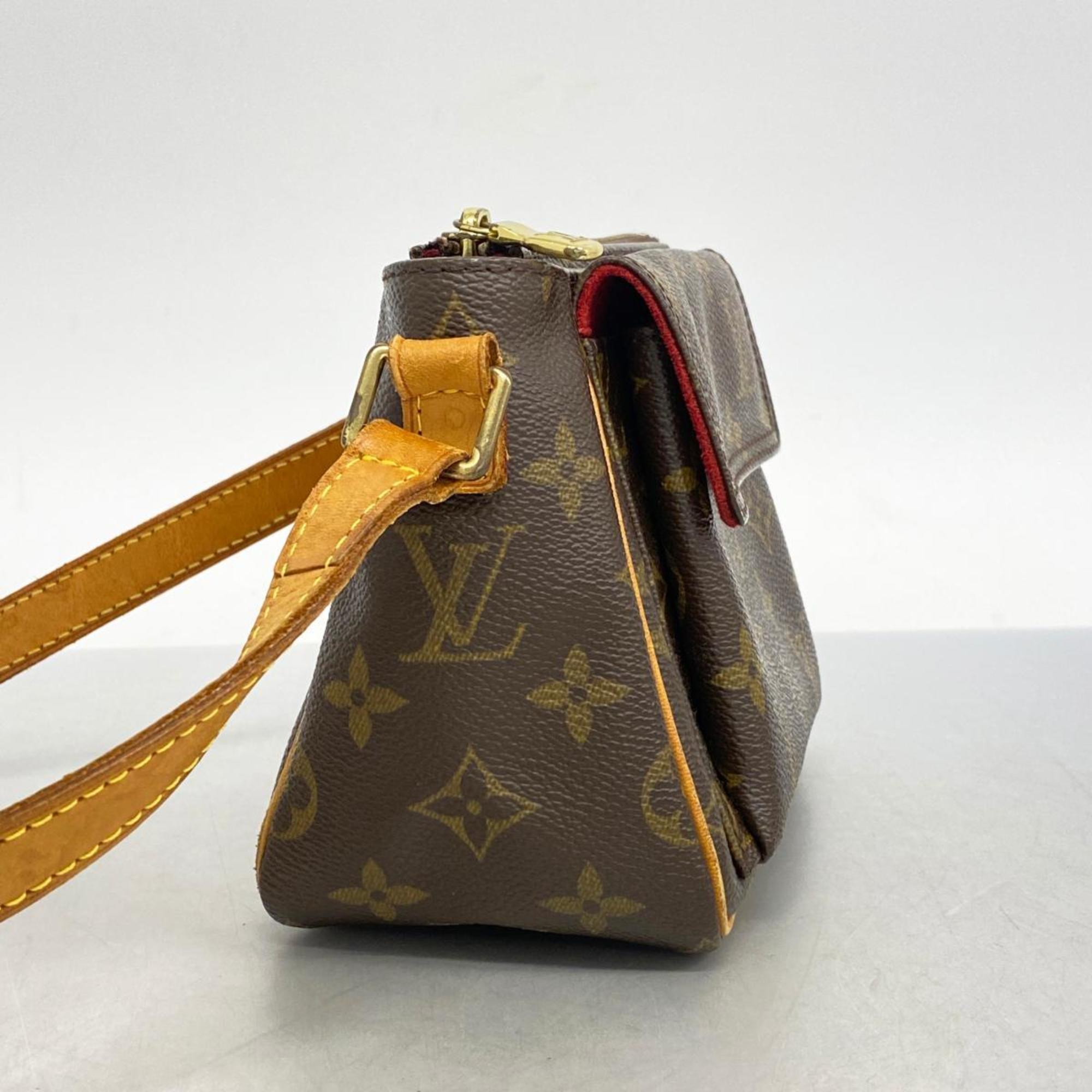 Louis Vuitton Shoulder Bag Monogram Vivacite PM M51165 Brown Ladies