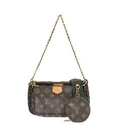 Louis Vuitton Monogram M44813 Women's Shoulder Bag Brown,Khaki,Monogram