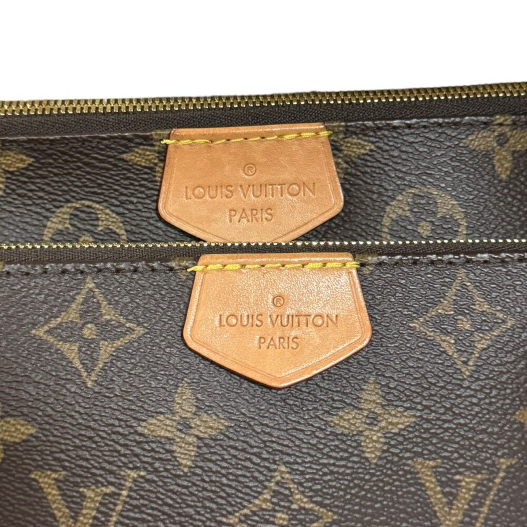 Louis Vuitton Monogram M44813 Women's Shoulder Bag Brown,Khaki,Monogram