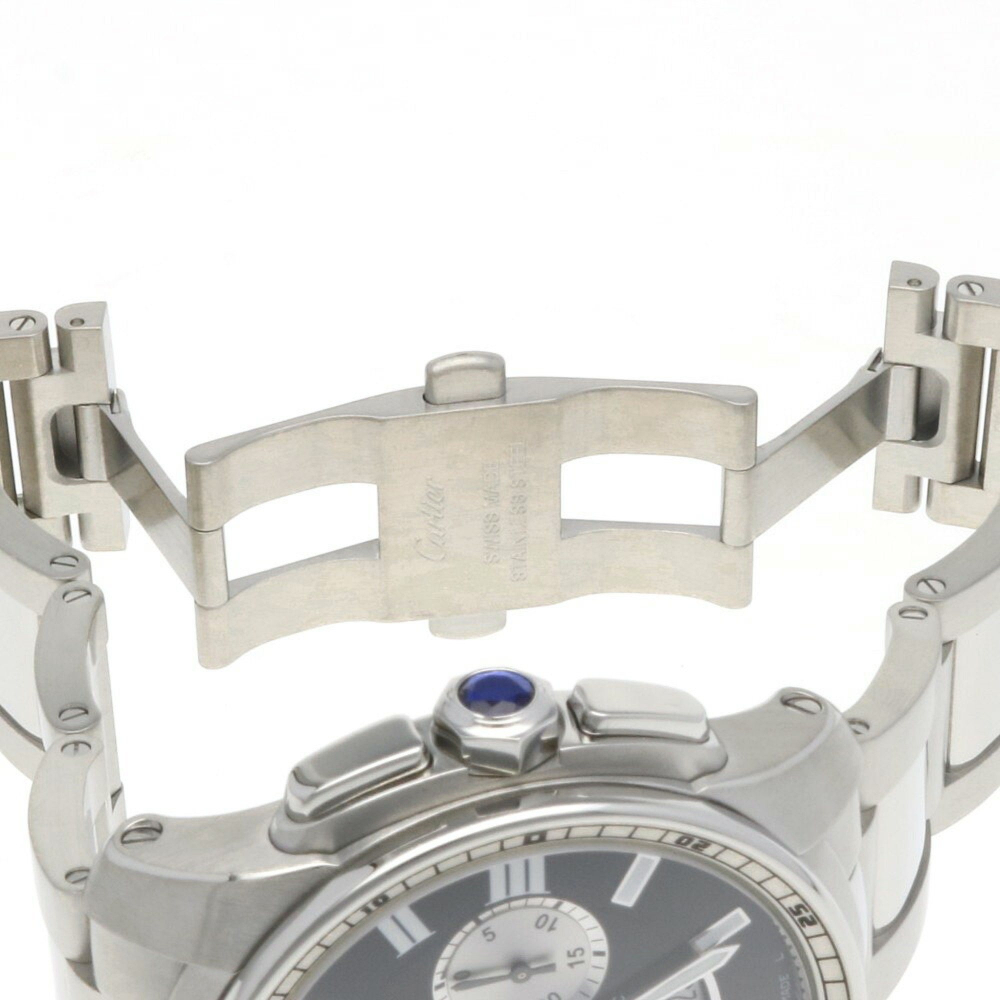 Cartier Calibre de Watch, Stainless Steel 3578 Automatic, Men's, Overhauled