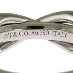 Tiffany Infinity Ring, Size 6.5, 18K Gold, Diamond, Women's, TIFFANY&Co.