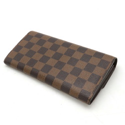 LOUIS VUITTON Louis Vuitton Damier Portefeuille Sarah Bi-fold Long Wallet N61734