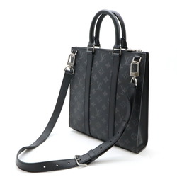 LOUIS VUITTON Louis Vuitton Monogram Eclipse Sac Plat Cross Handbag Tote Bag Shoulder M46456