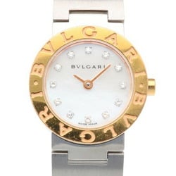 BVLGARI Wristwatch Stainless Steel BBP23SG Quartz Ladies Shell 12P Diamond