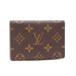 Louis Vuitton Bi-fold Pass Case Monogram Porto2Cart Vertical M60533 for Women and Men