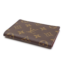 Louis Vuitton Bi-fold Pass Case Monogram Porto2Cart Vertical M60533 for Women and Men