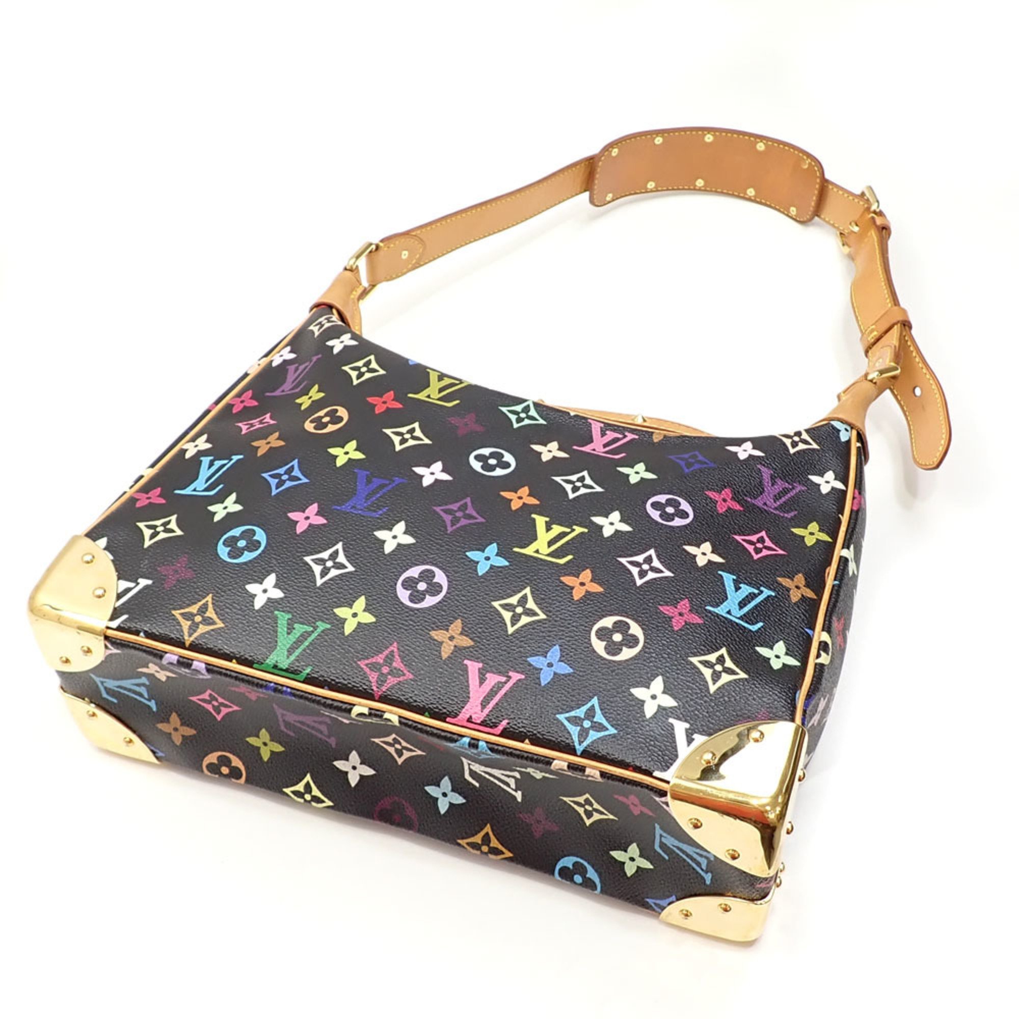 Louis Vuitton Shoulder Bag Monogram Multicolor Boulogne Women's M92638 Noir