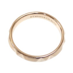 Tiffany True Band Ring for Men, K18RG, Size 23.5, 6.3g, 18K Rose Gold 750