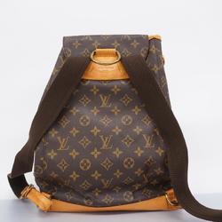 Louis Vuitton Backpack Monogram Montsouris GM M51135 Brown Women's