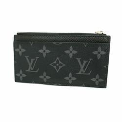 Louis Vuitton Wallet/Coin Case Monogram Eclipse Taiga Rama Coin Card Holder M30271 Black Men's