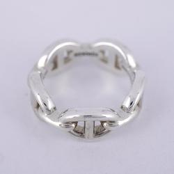 Hermes Ring Chaine d'Ancre Anchainée 925 Silver Women's