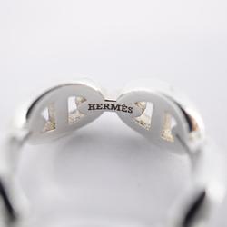 Hermes Ring Chaine d'Ancre Anchainée 925 Silver Women's