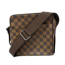 Louis Vuitton Shoulder Bag Damier Olaf PM N41442 Ebene Ladies