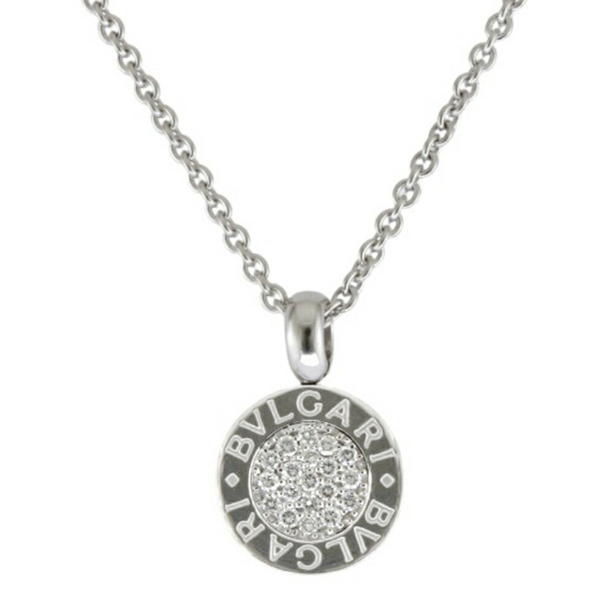 BVLGARI Necklace 18K Diamond Women's