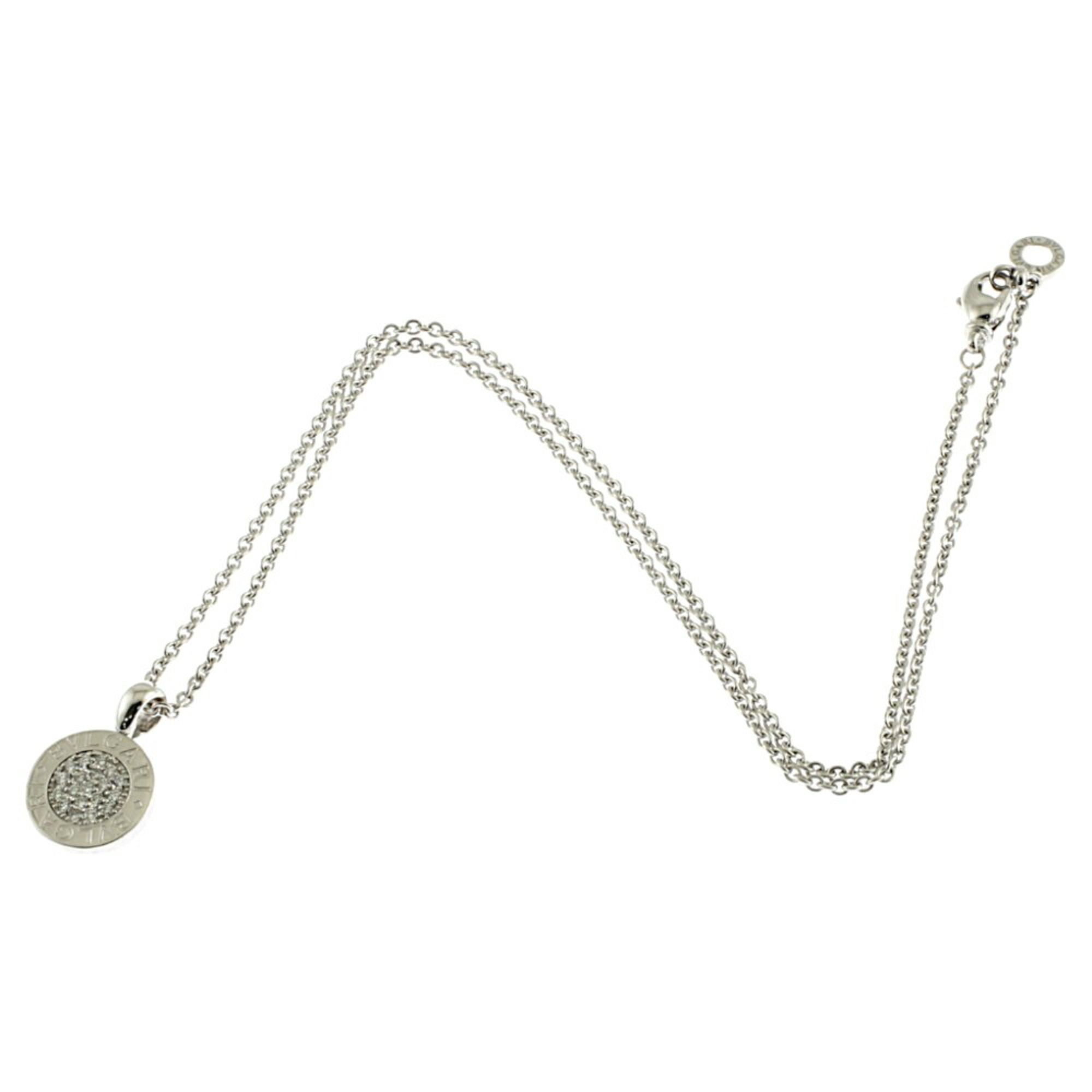 BVLGARI Necklace 18K Diamond Women's