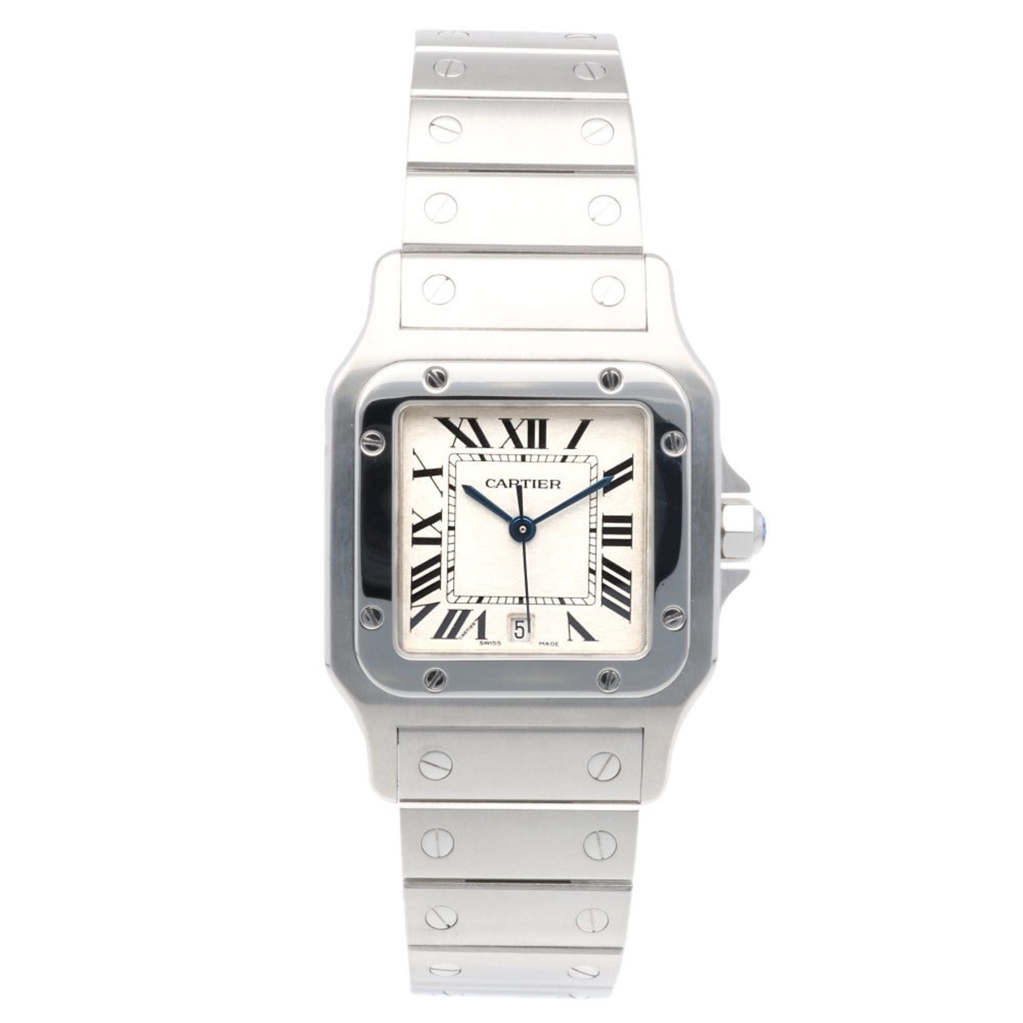 Cartier Santos Galbe LM Watch, Stainless Steel 1564 Quartz Unisex CARTIER