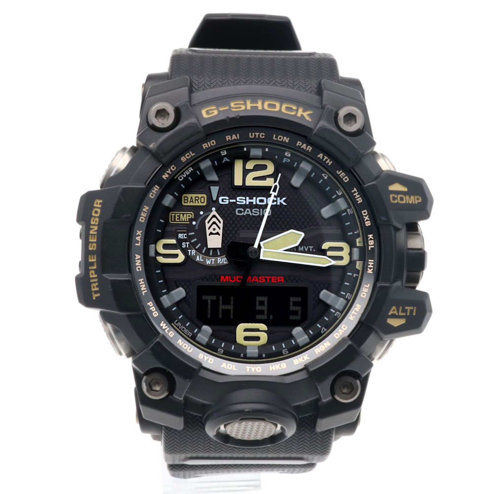 G-Shock Mudmaster Watch Stainless Steel GWG-1000 Solar Radio Men's G-SHOCK Casio