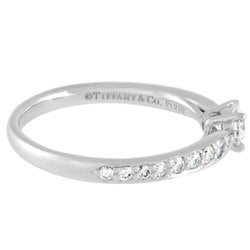 Tiffany & Co. Harmony Half Circle Ring, Diamond 0.21ct, Size 7.5, Pt950, F/VVS2/3EX