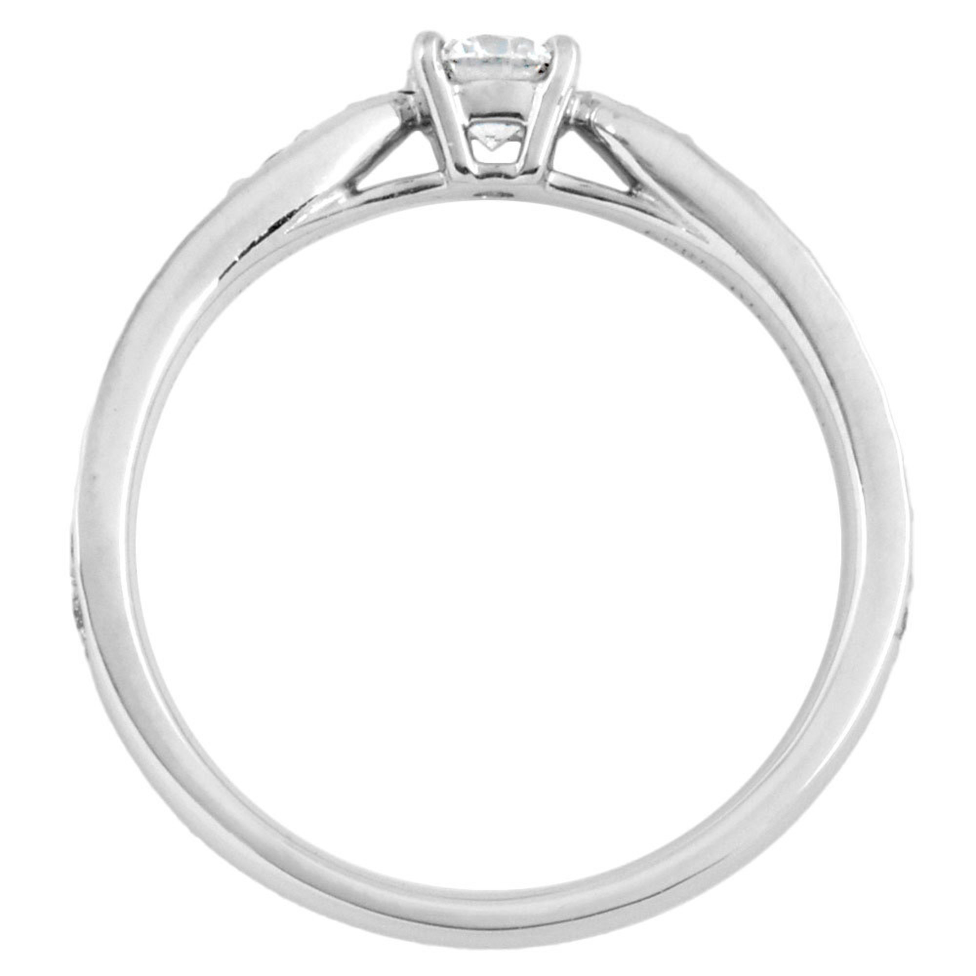 Tiffany & Co. Harmony Half Circle Ring, Diamond 0.21ct, Size 7.5, Pt950, F/VVS2/3EX